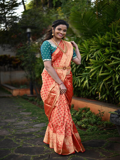 Kanjivaram Saree For Women For Wedding By Anaya Designer